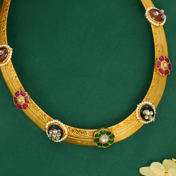 Unique catchy Hasli Necklace