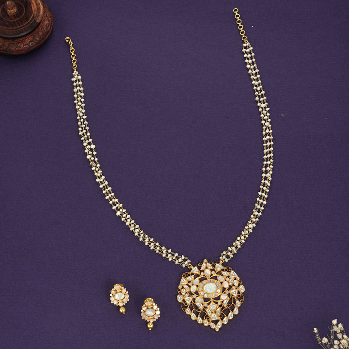 Dhanvikha Long Necklace Set