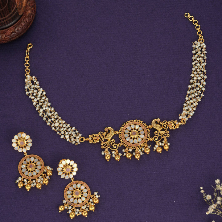 Trithika Choker Necklace Set