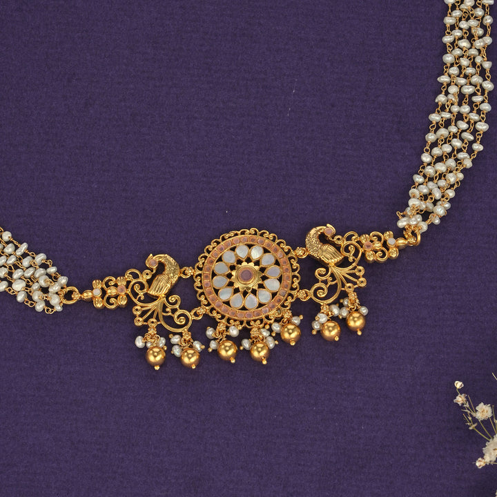 Trithika Choker Necklace Set