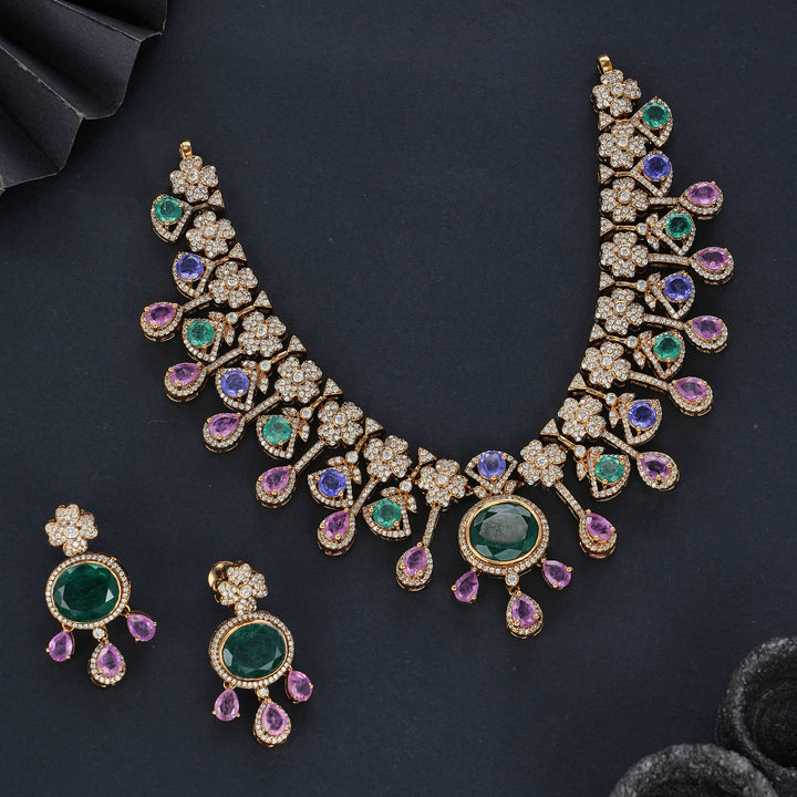 Sanchita Short Necklace Set