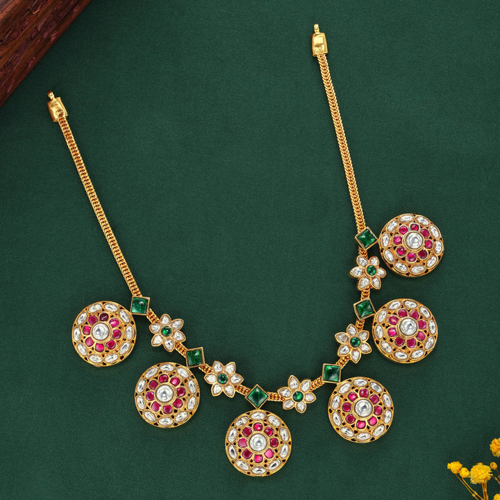 Charvika Kundan Short Necklace