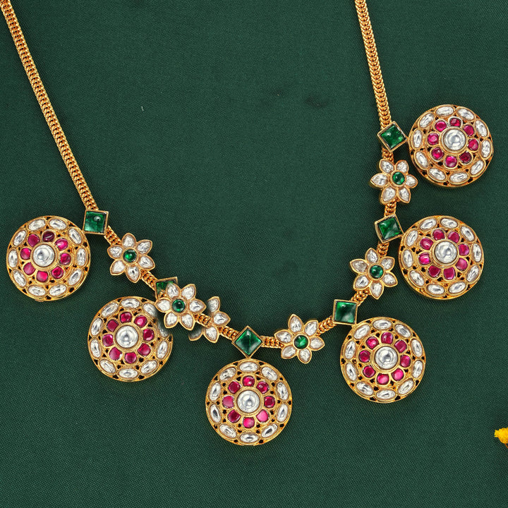 Charvika Kundan Short Necklace