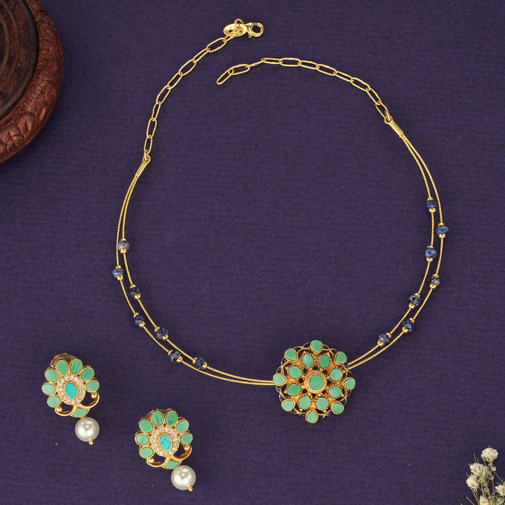 Dazzling Short Necklace Set