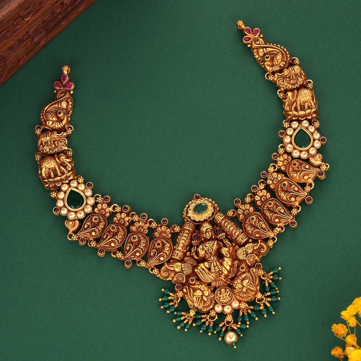 Saraswathi Nagas Short Necklace