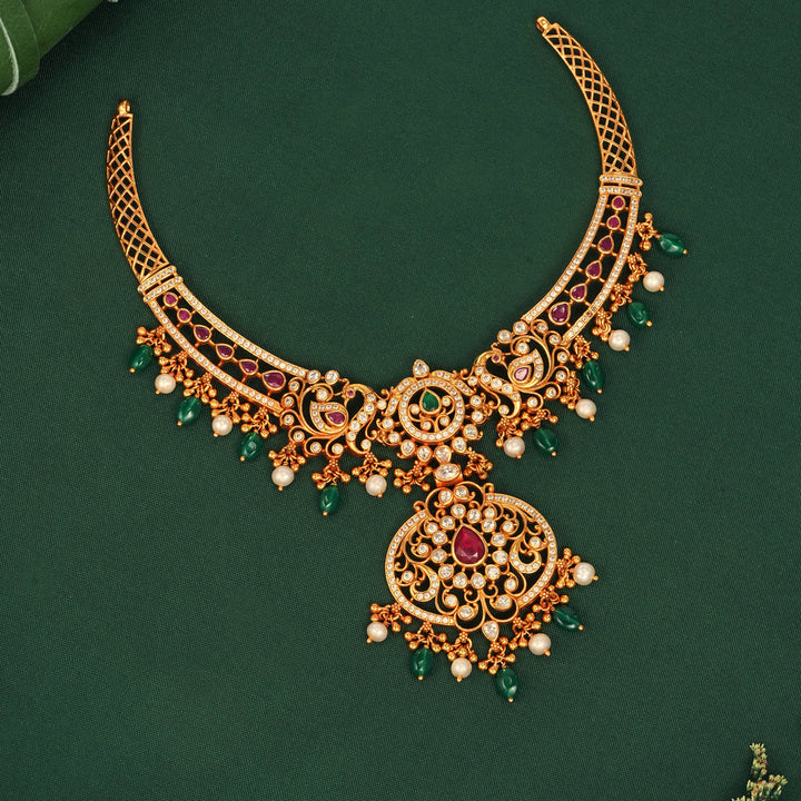 Grandeur Stone Short Necklace