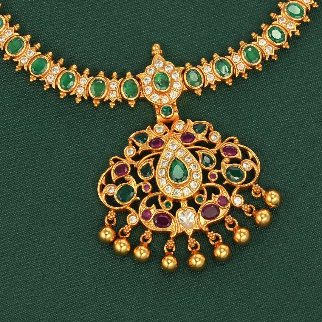 Nethrika Stone Short Necklace
