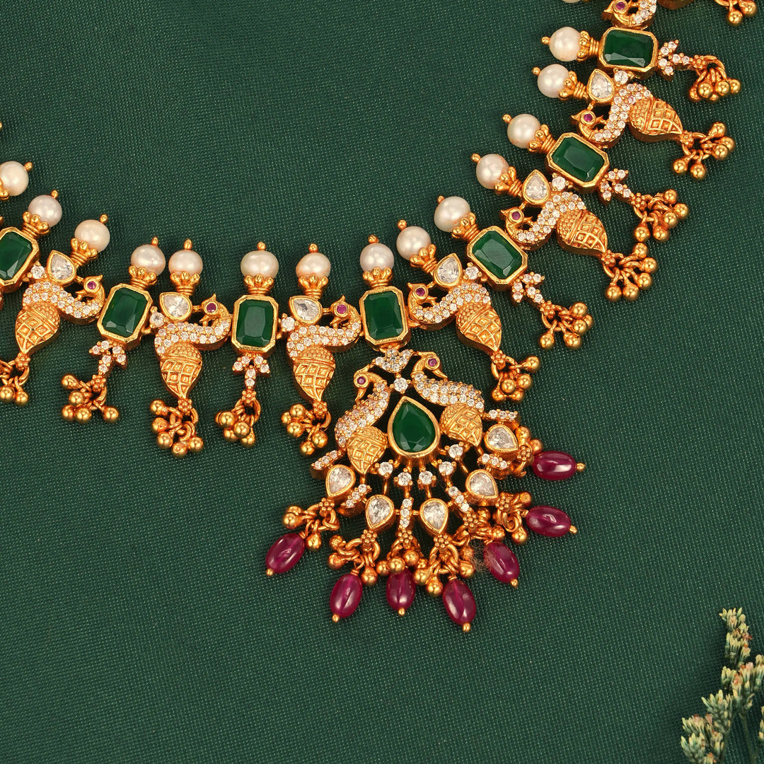 Eshvira Stone Short  Necklace