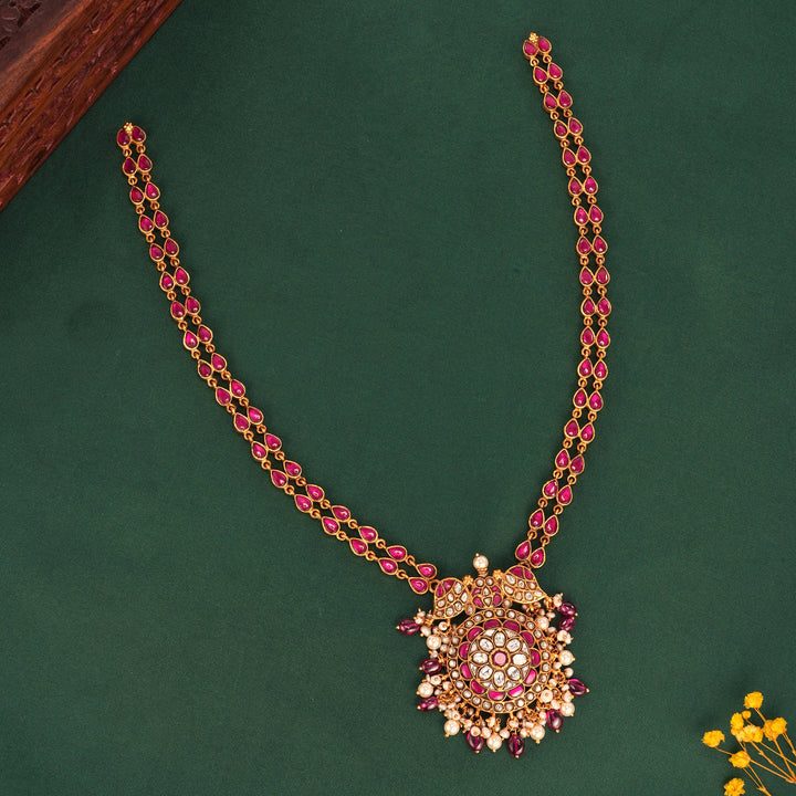 Yalini Kundan Long Necklace