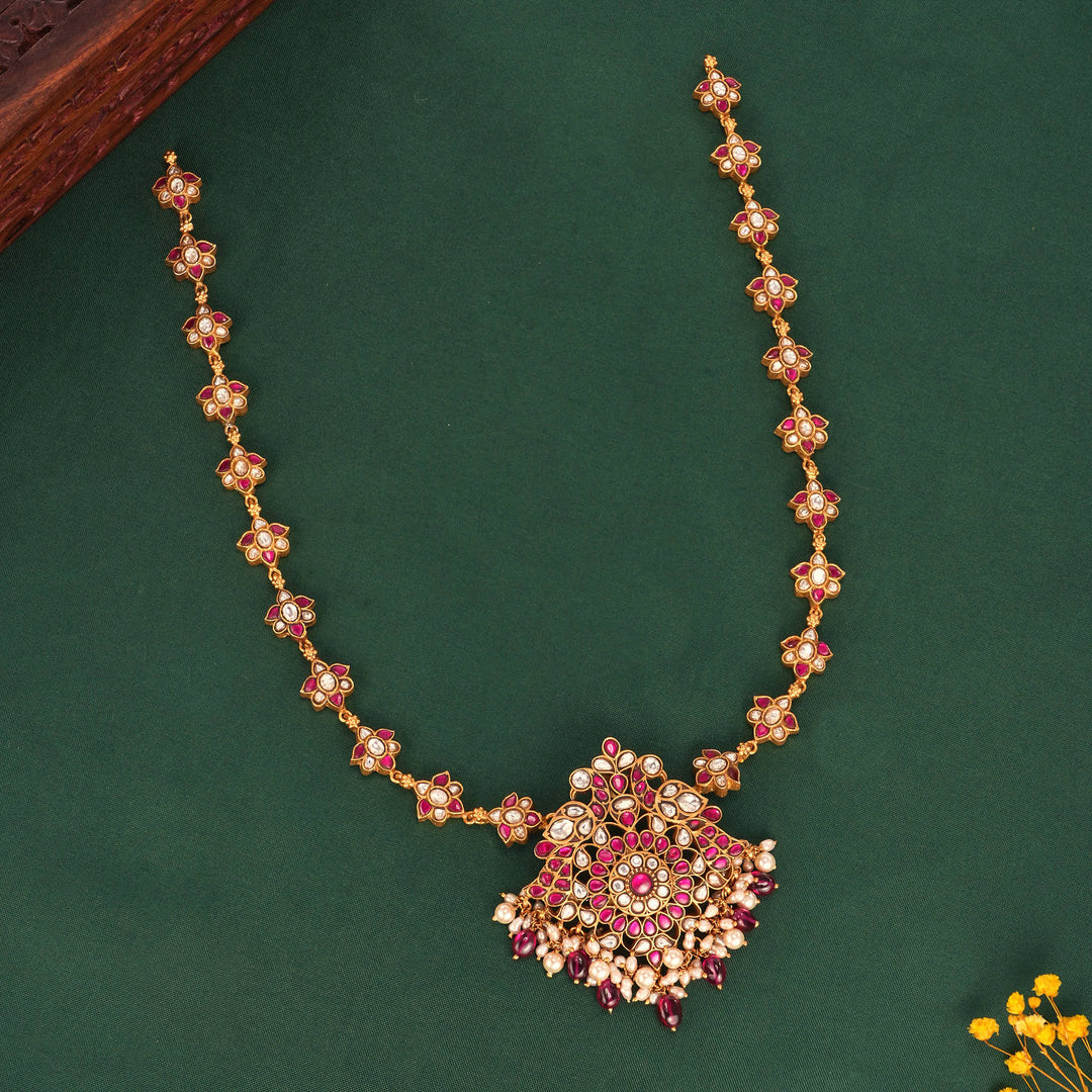 DIana Kundan Long Necklace