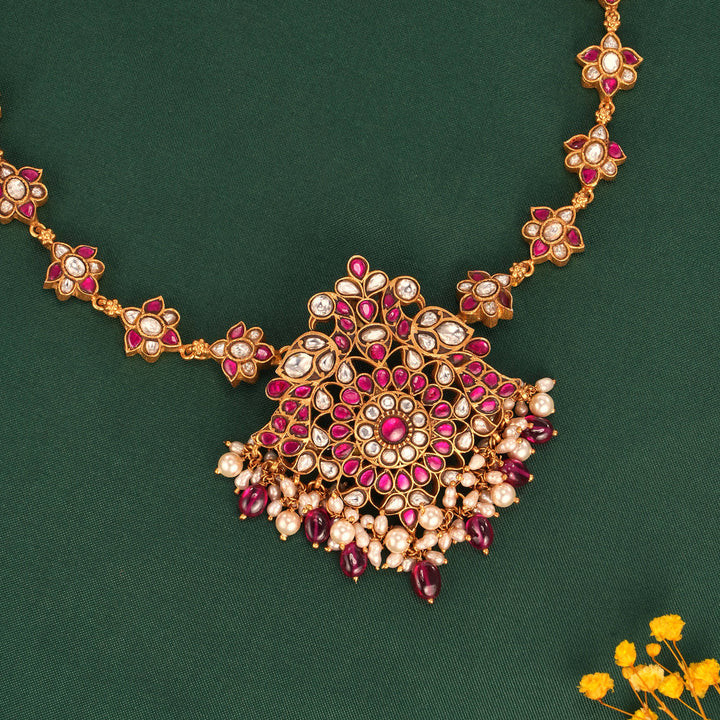 DIana Kundan Long Necklace