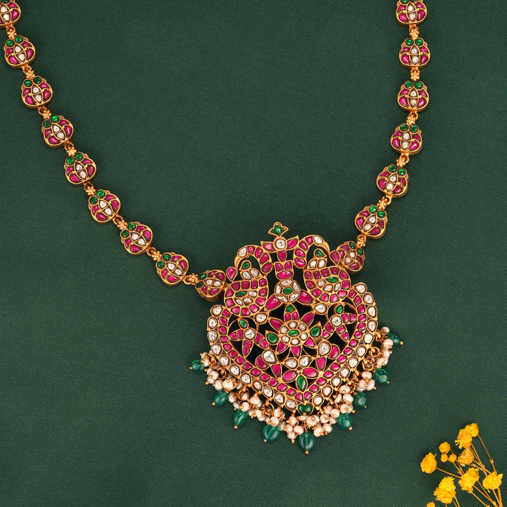 Fivika Kundan Long Necklace