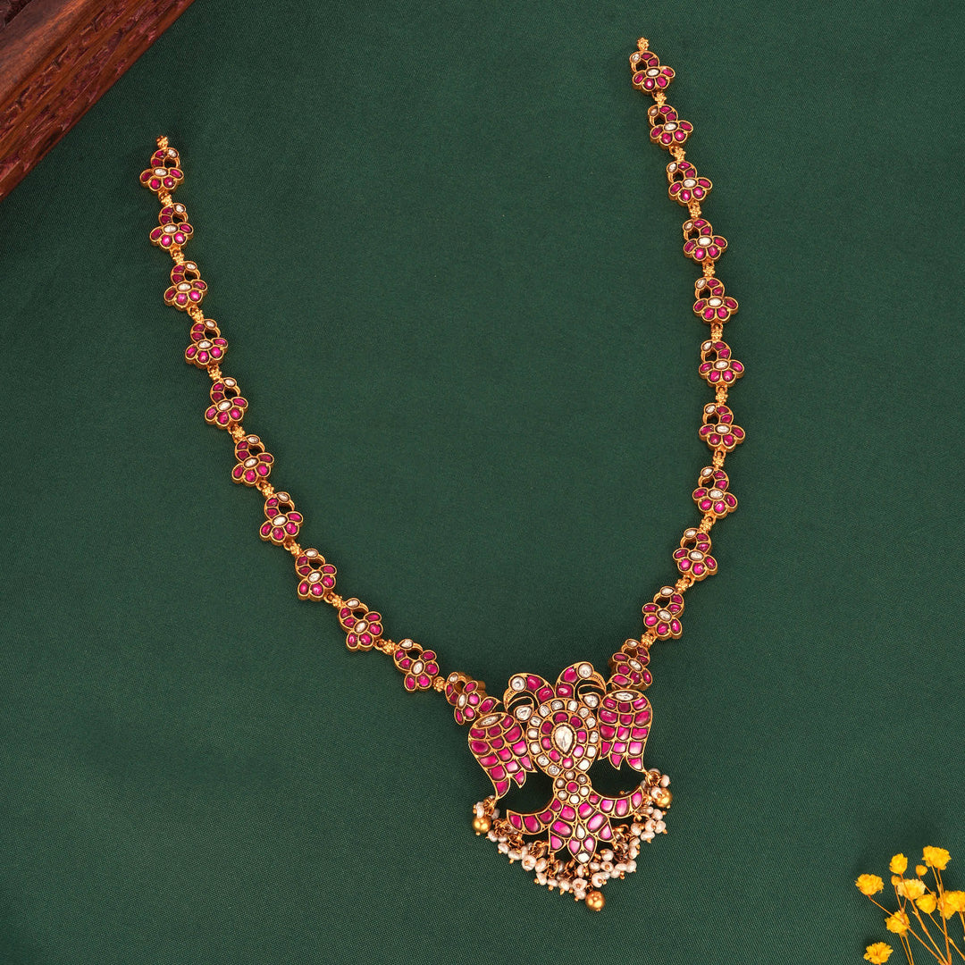 Henisha Kundan Long Necklace