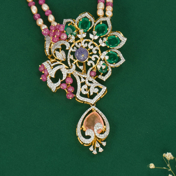Enchanting Avikam Long Necklace Set