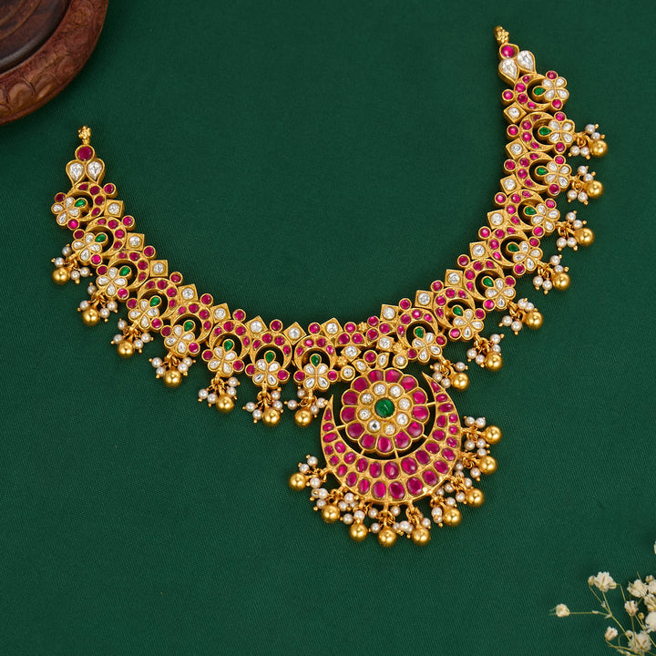 Tavira Kundan Short Necklace