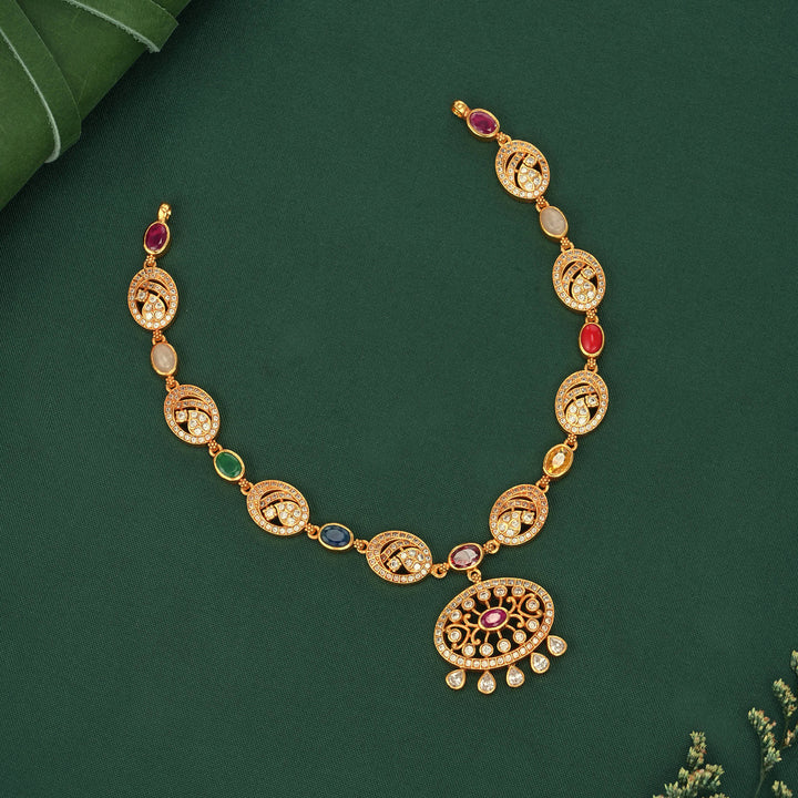 Glitz Stone Short Necklace