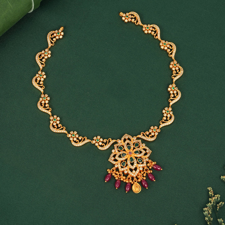 Zariya Stone Short  Necklace