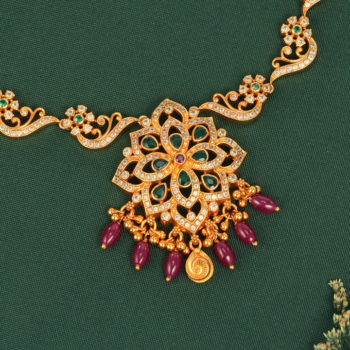 Zariya Stone Short  Necklace
