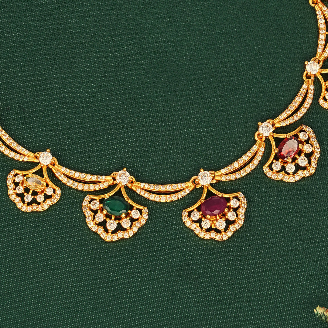 Pretty Look Stone Short Necklace