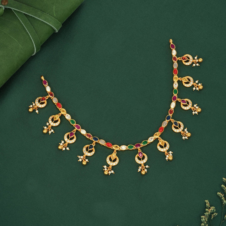 Beautiful Stone Short Necklace