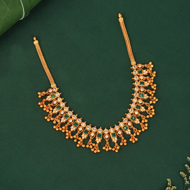 Yaanvika Stone Short  Necklace