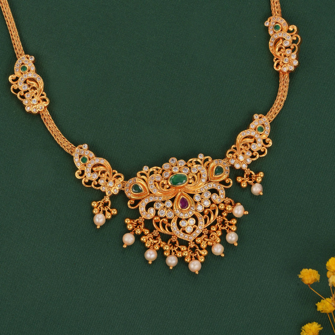 Tavira Stone Short Necklace