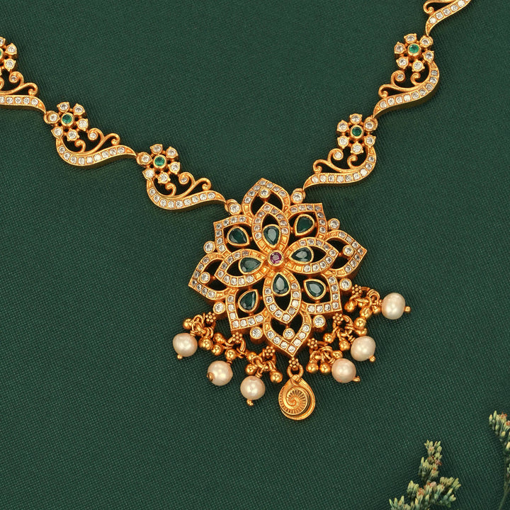 Miraya Stone Short Necklace