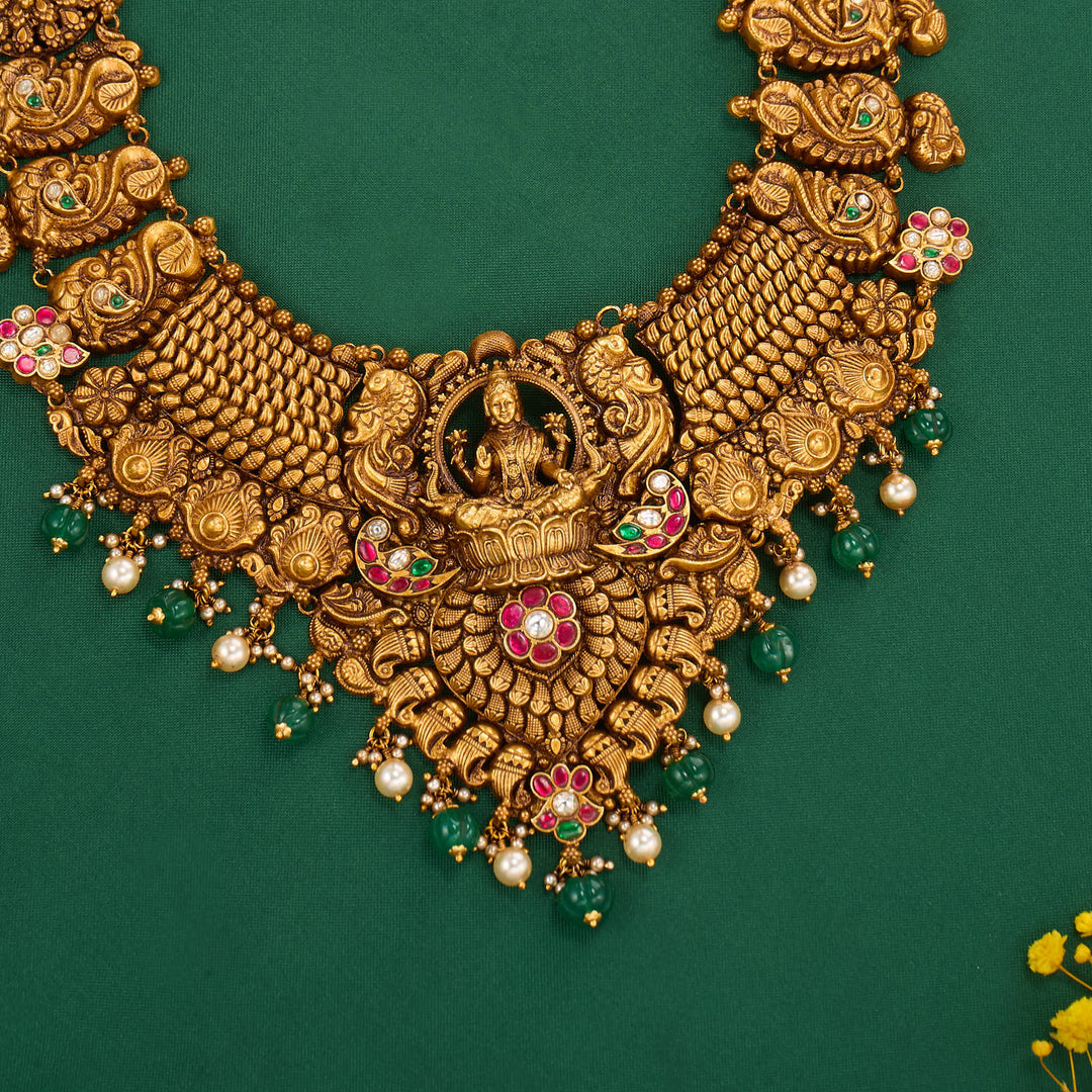 Divine Look Nagas Long Necklace