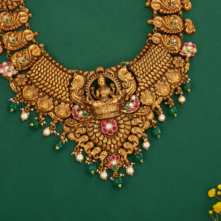 Divine Look Nagas Long Necklace