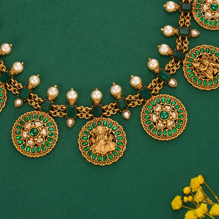 Attractive Kundan Long Necklace