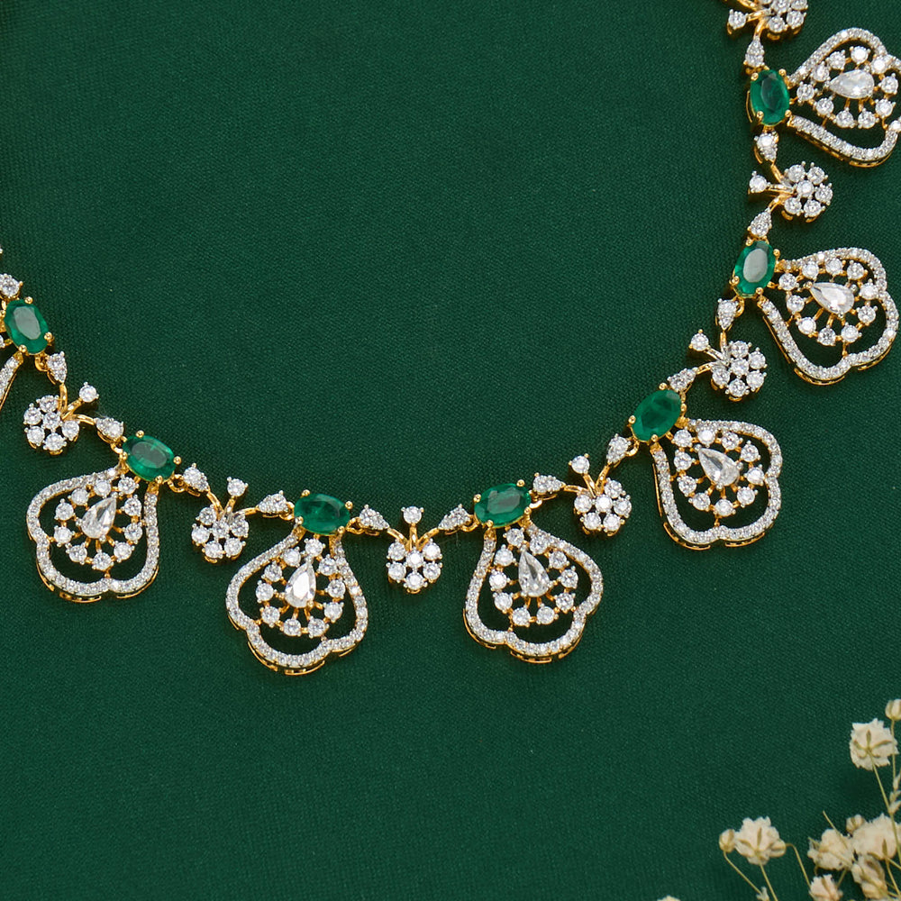 Ishmira Short Necklace Set - AMS-102-15735