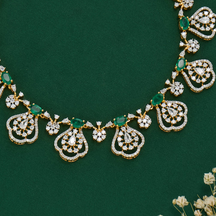 Ishmira Short Necklace Set - AMS-102-15735