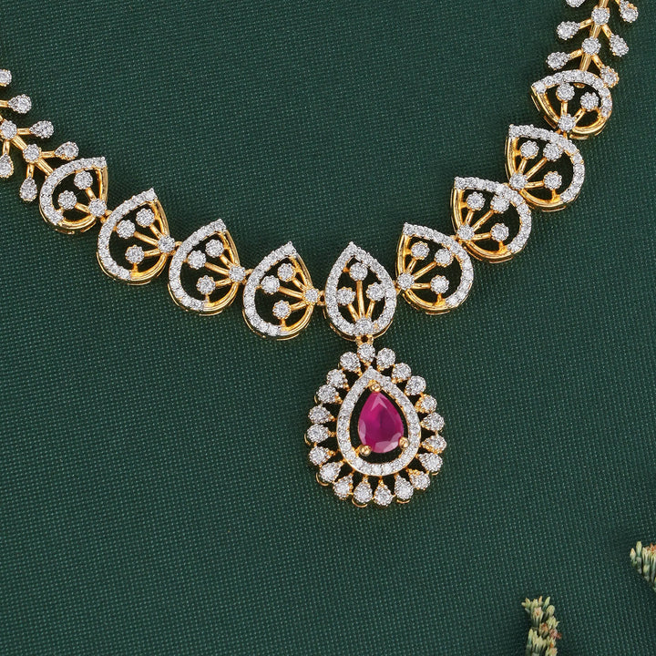 Sparkling Short Necklace Set