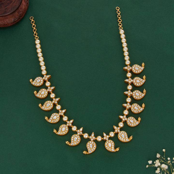 Green Shine Reversible Short Necklace