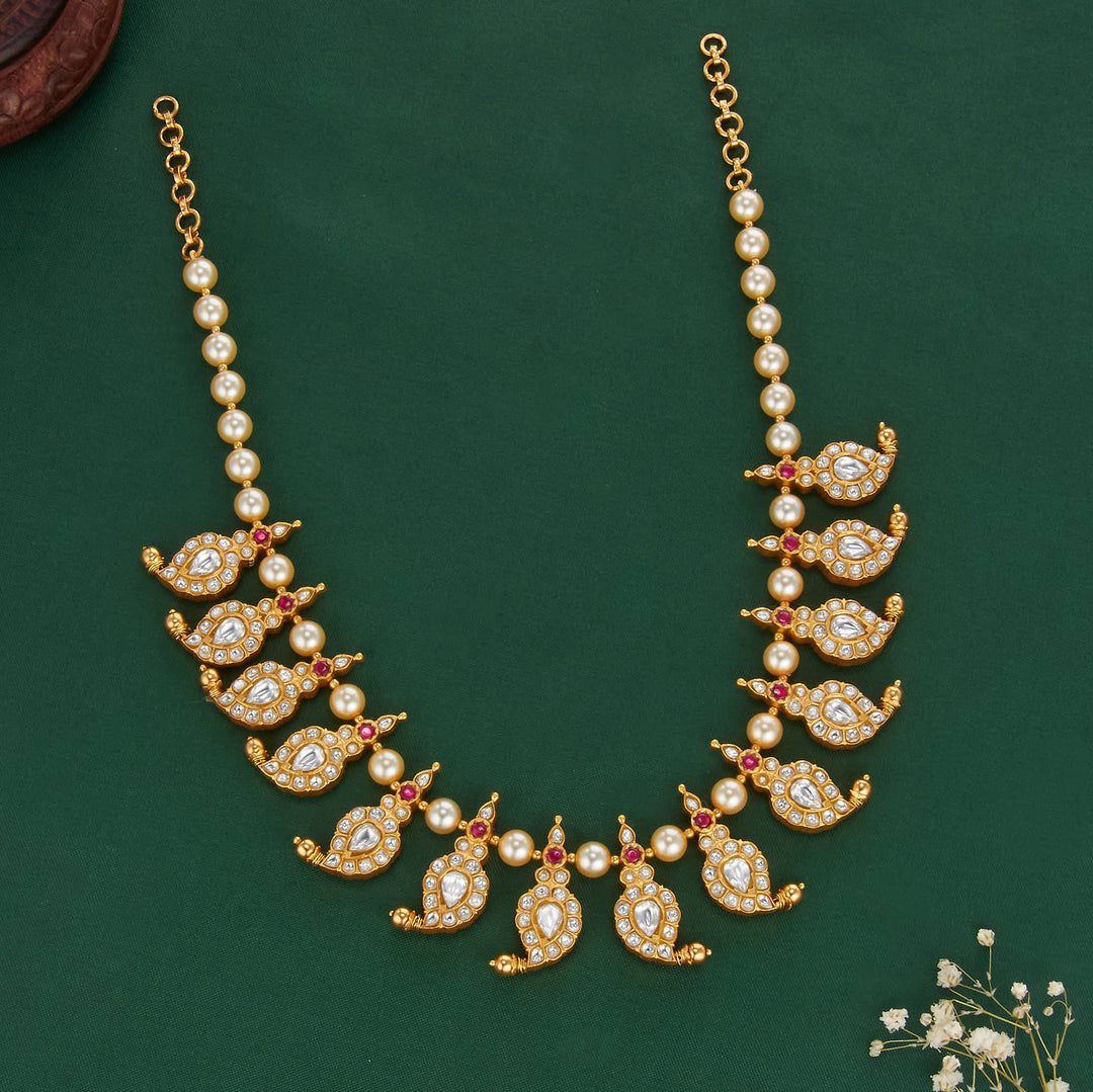Shinning Reversible Short Necklace