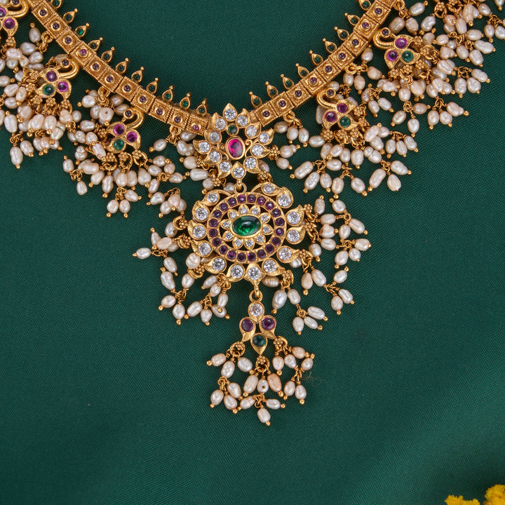Unique Guttapusalu Necklace