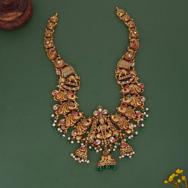 Grand Luxe 3D Spl Long Necklace