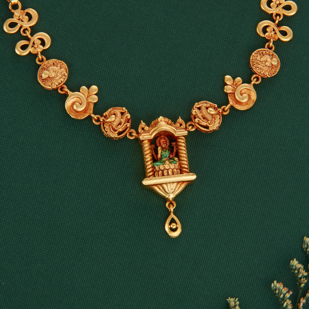 Lakshmi 3D Spl Short Necklace