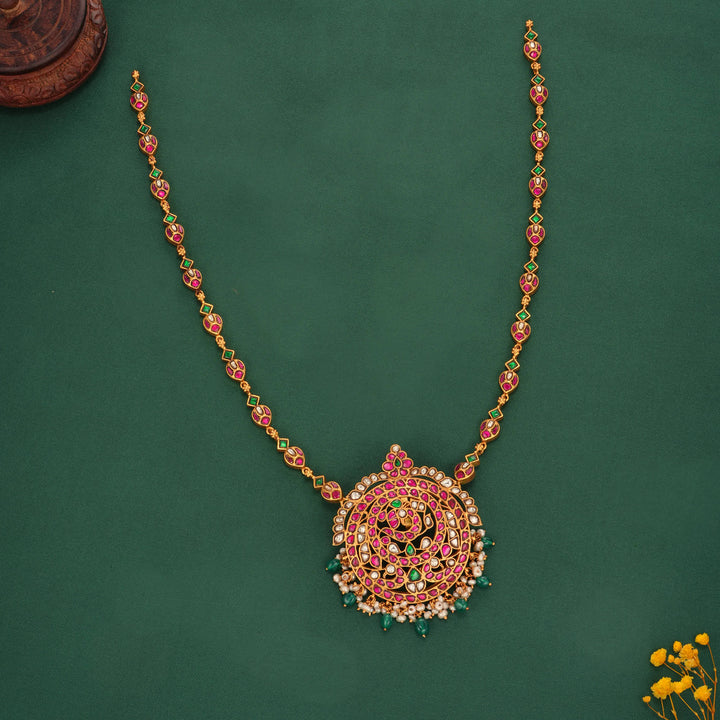 Inaisha Kundan Long Necklace