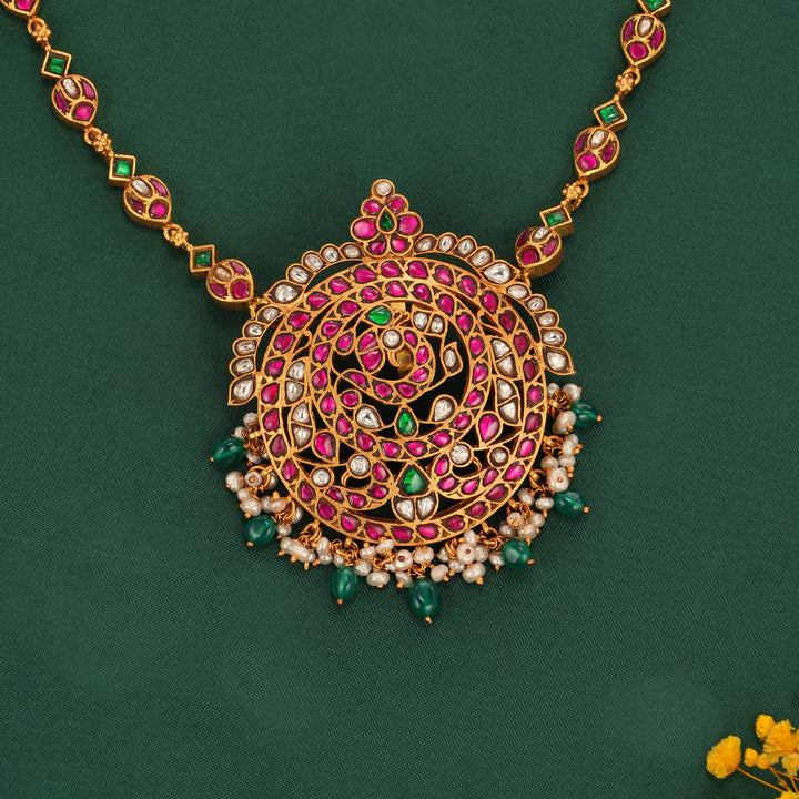 Inaisha Kundan Long Necklace