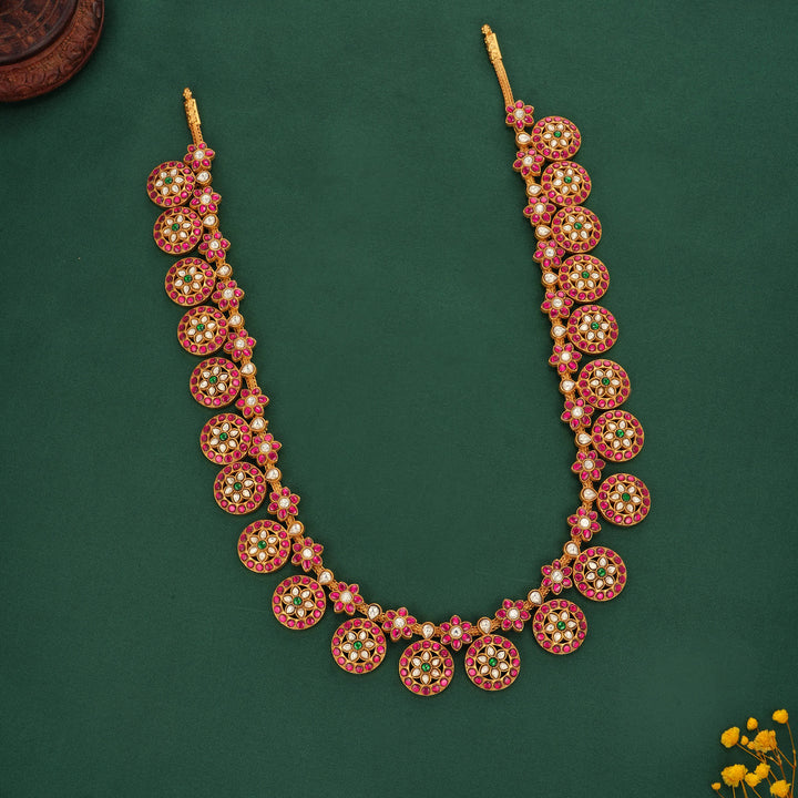 Vedanshi Kundan Long Necklace