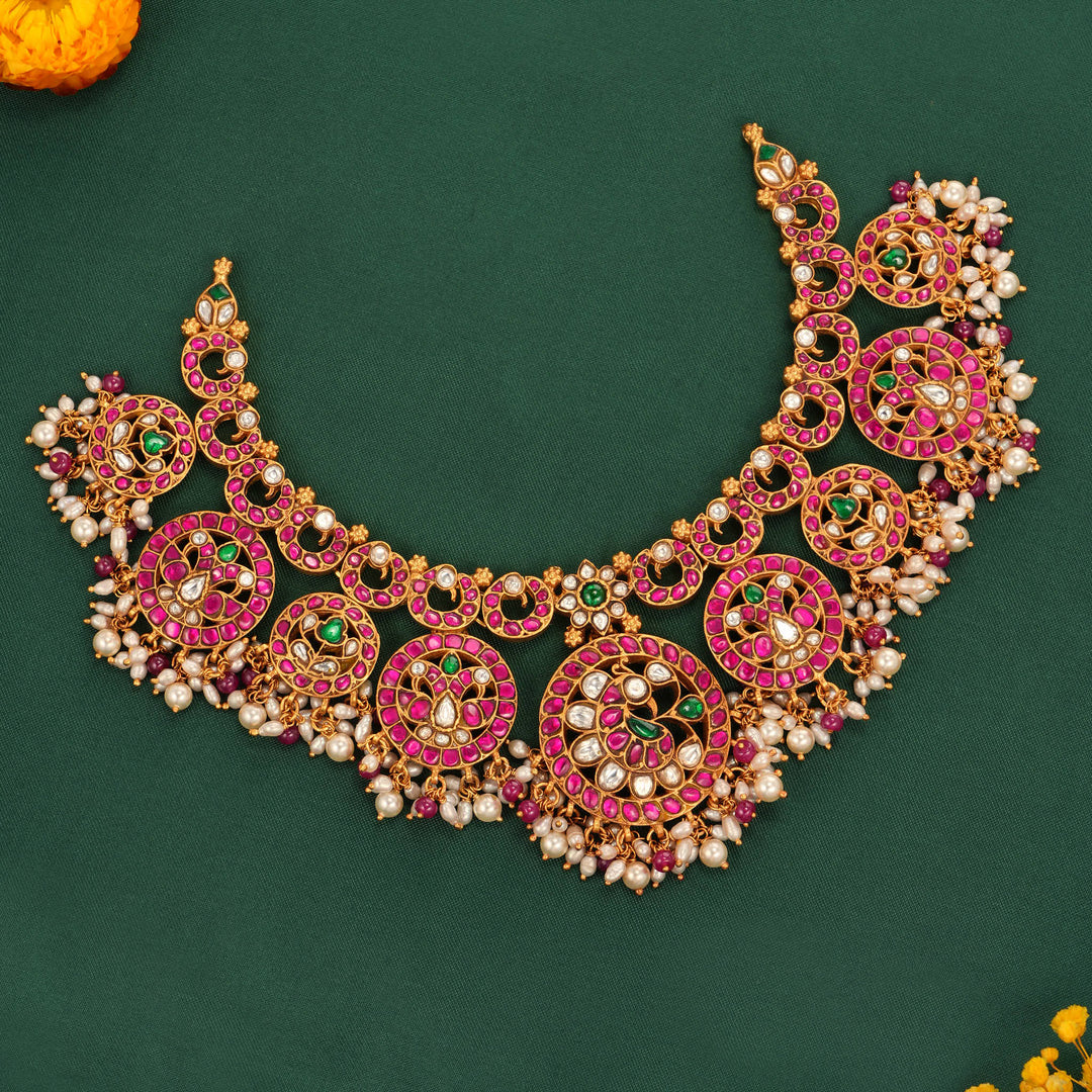 Lekshya Kundan Short Necklace