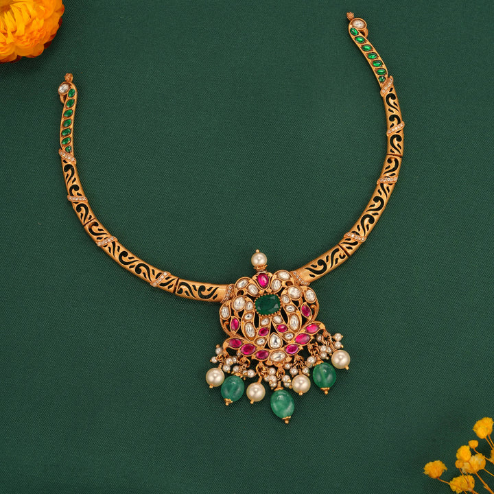 Miraya Kundan Short Necklace