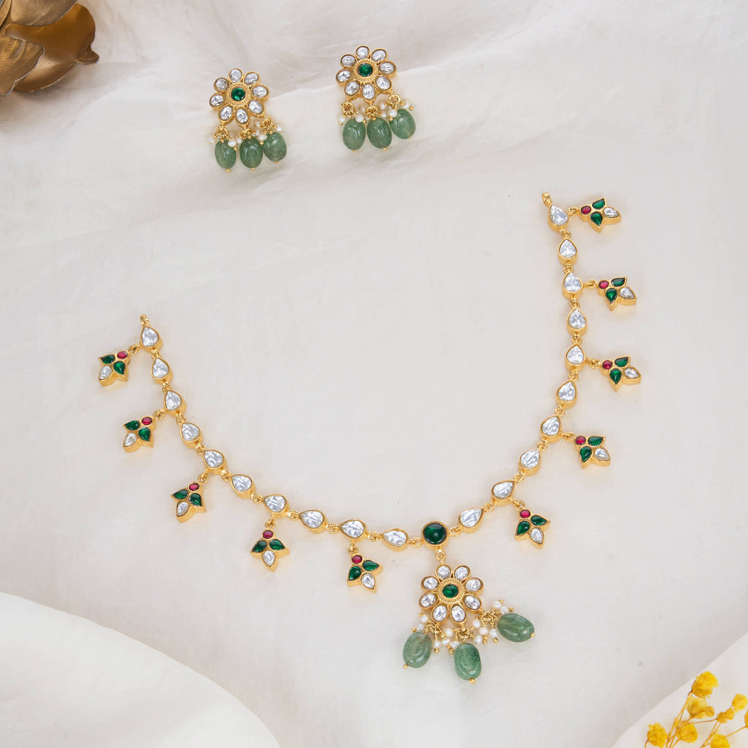 Pretty Look Kundan Necklace Set