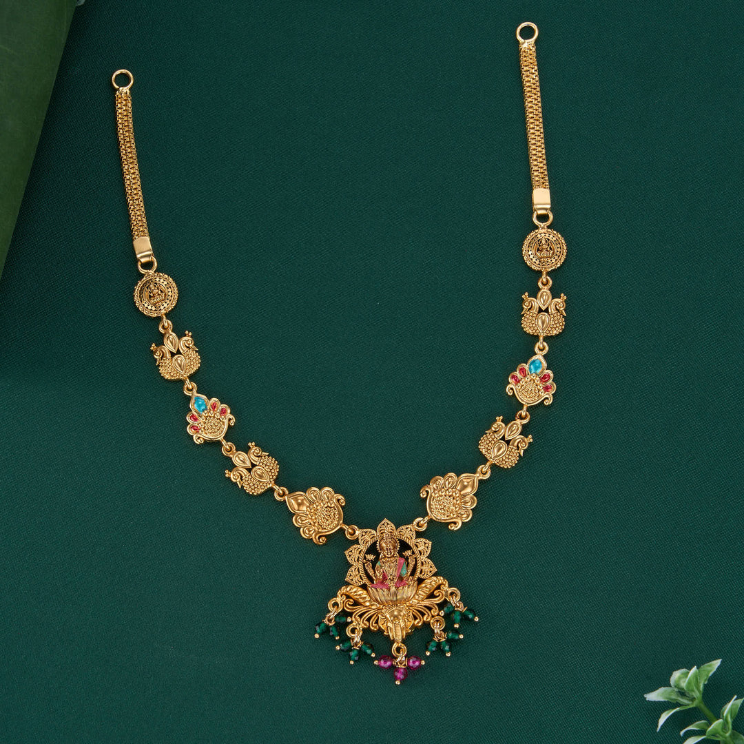 Ganisha 3D Spl Short Necklace