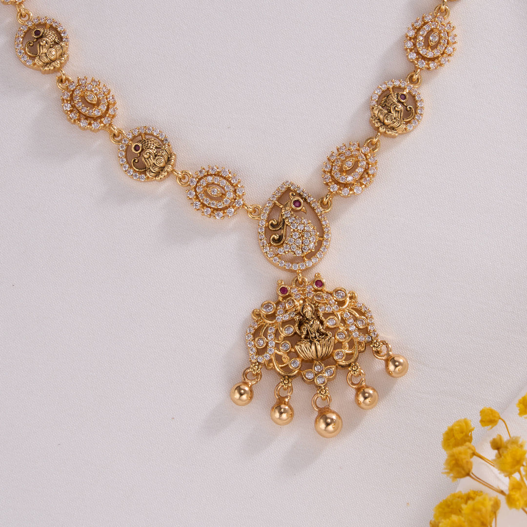 Dheekshi Nagas Short Necklace Set