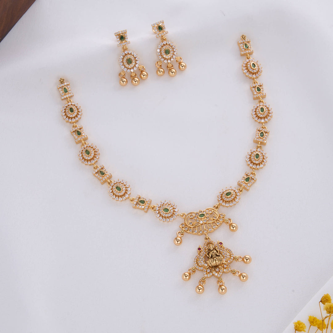 Kalpita Nagas Short Necklace Set