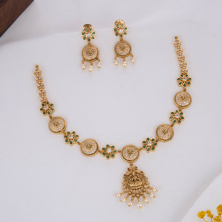Nikitha Nagas Short Necklace Set