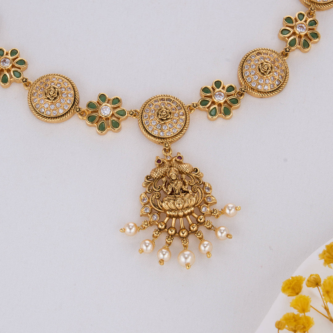 Nikitha Nagas Short Necklace Set
