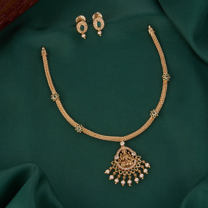 Lekha Nagas Short Necklace Set